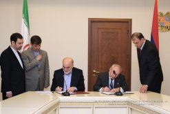 Chairman of RA Investigative Committee Aghvan Hovsepyan and Chairman of Supervisory Board of Islamic Republic of Iran Naser Seraj signed memorandum of understanding (Photos)