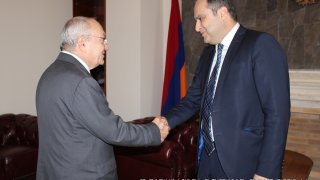 ՀՀ ՔԿ նախագահն ընդունել է ՀՀ Փաստաբանների պալատի նախագահին
