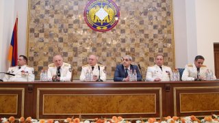 Торжественное заседание, посвященное Дню служащего Следственного комитета РА(фотографии)
