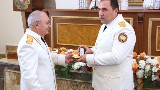 Торжественное заседание, посвященное Дню служащего Следственного комитета РА(фотографии)