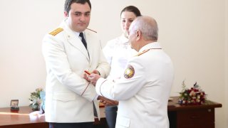 Торжественное заседание, посвященное Дню служащего Следственного комитета РА(фотографии)