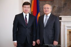 Председатель СК РА Агван Овсепян принял Чрезвычайного и полномочного посла Казахстана в Армении(фото)