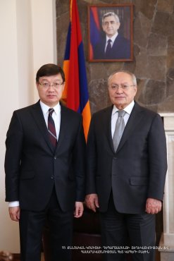 RA IC Chairman Aghvan Hovsepyan received Ambassador Extraordinary and Plenipotentiary of Kazakhstan to Armenia (Photos)