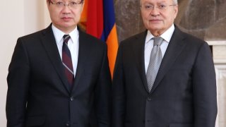 RA IC Chairman Aghvan Hovsepyan received Ambassador Extraordinary and Plenipotentiary of Kazakhstan to Armenia (Photos)