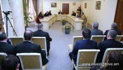 RA IC Chairman Aghvan Hovsepyan negatively assessed disclosure index of home burglaries (Photos)