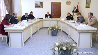 RA IC Chairman Aghvan Hovsepyan negatively assessed disclosure index of home burglaries (Photos)