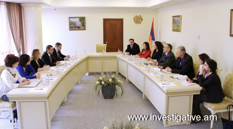 Deputy Chairman of the RA Investigative Committee Artur Ghambaryan received members of US assessment group 