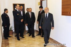 Aghvan Hovsepyan today took part in opening ceremony of new administrative building of Masis Investigative Division