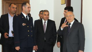 Aghvan Hovsepyan today took part in opening ceremony of new administrative building of Masis Investigative Division