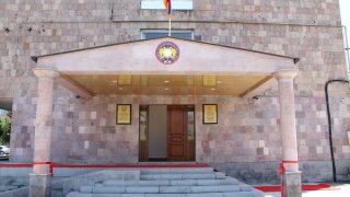Aghvan Hovsepyan today took part in opening ceremony of new administrative building of Masis Investigative Division