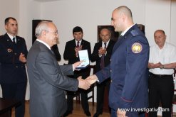 Aghvan Hovsepyan today took part in opening ceremony of new administrative building of Masis Investigative Division