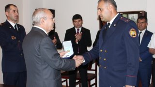 Aghvan Hovsepyan today took part in opening ceremony of new administrative building of Masis Investigative Division