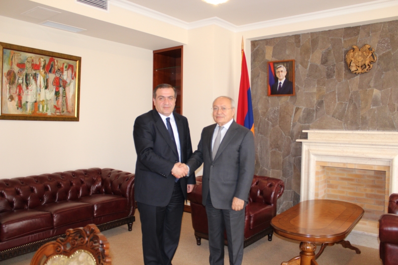 Chairman of RA Investigative Committee Aghvan Hovsepyan received newly appointed Ambassador of Georgia