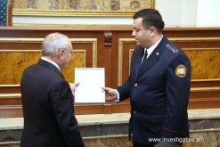 Persons related to murder of two residents of Hrazdan identified; investigators and policemen awarded for work carried out for crime disclosure (Photos)