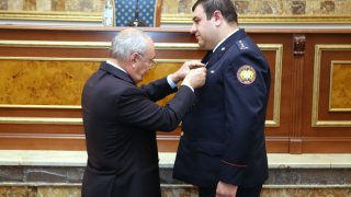 Persons related to murder of two residents of Hrazdan identified; investigators and policemen awarded for work carried out for crime disclosure (Photos)