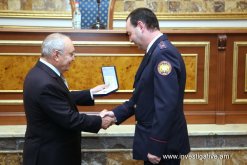 Persons related to murder of two residents of Hrazdan identified; investigators and policemen awarded for work carried out for crime disclosure (Photos)