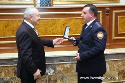 Persons related to murder of two residents of Hrazdan identified; investigators and policemen awarded for work carried out for crime disclosure (Photos)