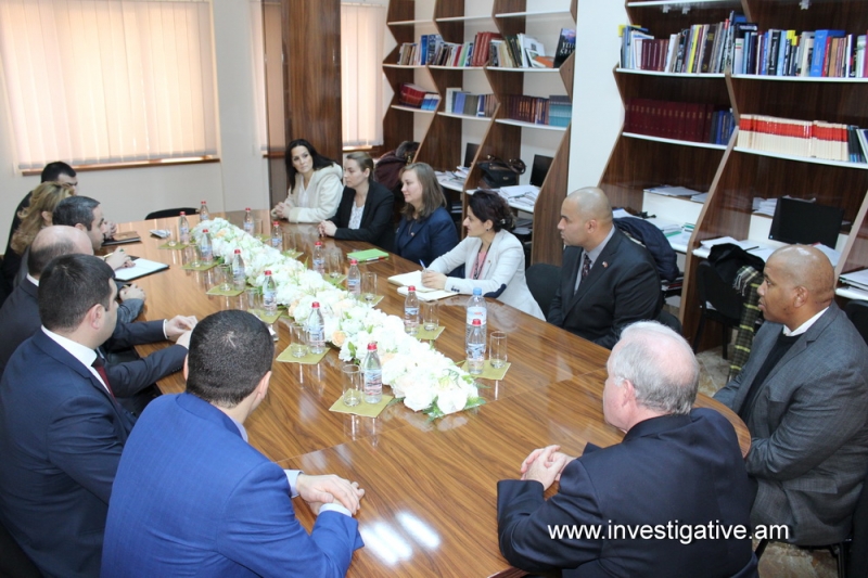Deputy Chairman of RA Investigative Committee A. Ghambaryan received delegation of USA International Narcotics and Law Enforcement Affairs (Photos)