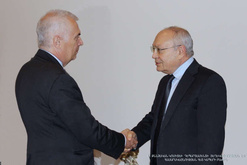 Chairman of RA Investigative Committee received head of EU Delegation to Armenia, Ambassador Peter Svitalski