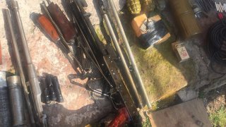 Հայտնաբերվել և առգրավվել է տարբեր տեսակի զենք և զինամթերք (Լուսանկարներ)