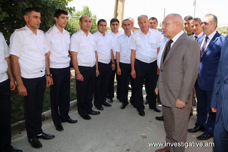 RA IC Chairman Aghvan Hovsepyan took part in opening ceremony of new administrative building of Vardenis Investigative Division