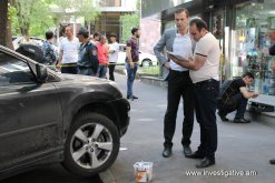 Criminal case initiated on assault against «Komitas» branch of “HSBC Bank Armenia” CJSC (Photos)