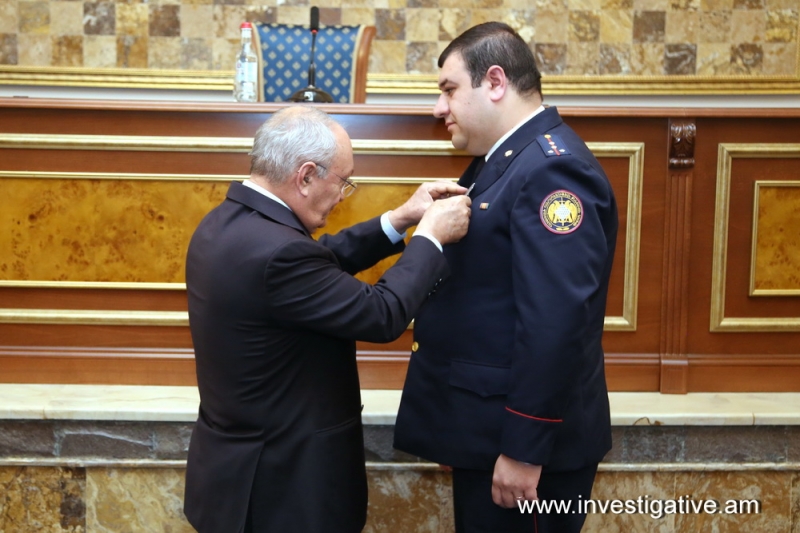 Persons related to murder of two residents of Hrazdan identified; investigators and policemen awarded for work carried out for crime disclosure (Photos)