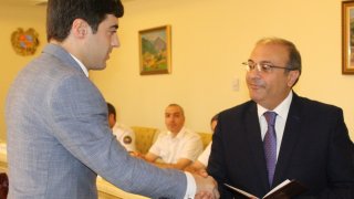 Окончившие Академию правосудия кандидаты в следователи поступили на работу в Следственный комитет РА(Фото)