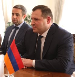 RA IC Chairman Hayk Grigoryan received U.S. Ambassador Extraordinary and Plenipotentiary to Armenia Richard Mills (Photos)