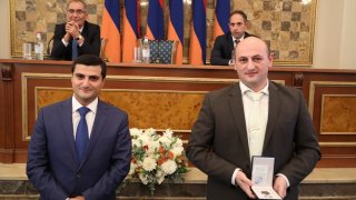Քննչական կոմիտեի դեպարտամենտի ղեկավար Արամ Նիկոյանը շնորհավորել է դեպարտամենտի աշխատակիցներին՝ մասնագիտական տոնի կապակցությամբ (լուսանկարներ)