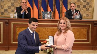 Քննչական կոմիտեի դեպարտամենտի ղեկավար Արամ Նիկոյանը շնորհավորել է դեպարտամենտի աշխատակիցներին՝ մասնագիտական տոնի կապակցությամբ (լուսանկարներ)