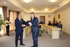 Solemn Ceremony of Awarding Diplomas to Candidates of Investigators Held (photos)
