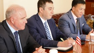 Chairman of Investigative Committee Received Delegation Headed by U.S. Embassy’s International Narcotics and Law Enforcement Program Director (Photos)