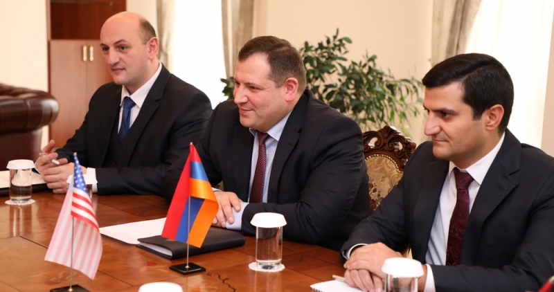 Председатель Следственного комитета РА Гайк Григорян принял делегацию Посольства США в Армении