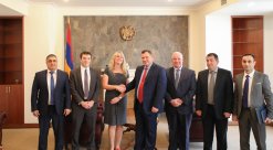 Chairman of RA Investigative Committee Receive , INL Program Officer, Team Leader of Europe, Eurasia, Central Asia of the INL Bureau from Washington Ms. Judith Campbell (photos)