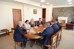 Chairman of RA Investigative Committee Receive , INL Program Officer, Team Leader of Europe, Eurasia, Central Asia of the INL Bureau from Washington Ms. Judith Campbell (photos)