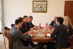 Chairman of RA Investigative Committee Receive , INL Program Officer, Team Leader of Europe, Eurasia, Central Asia of the INL Bureau from Washington Ms. Judith Campbell (photos)