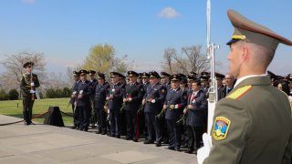 ՀՀ  քննչական կոմիտեի ծառայողները՝ ՔԿ նախագահ Հայկ Գրիգորյանի գլխավորությամբ, այցելել են  Ծիծեռնակաբերդի հուշահամալիր (լուսանկարներ)