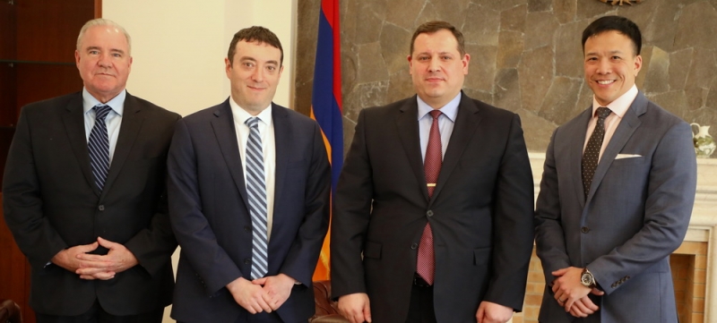 Chairman of Investigative Committee Received Delegation Headed by U.S. Embassy’s International Narcotics and Law Enforcement Program Director (Photos)