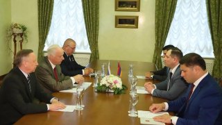 Chairman of RA Investigative Committee Had Working Meeting with Chairman of RF Investigative Committee (photos)
