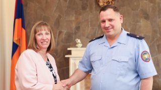 Председатель СК РА Гайк Григорян принял Чрезвычайного и Полномочного Посла США в Армении Линн Трейси (фото)
