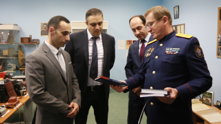 Delegation Headed by Chairman of RA Investigative Committee Acquainted with Modern Technical-Criminalistics Equipment Applied by Counterpart in Russian Federation (photos)