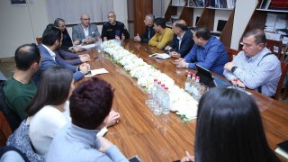 Head of IC Organizational-Analytical and Criminological General Department of Special Tasks Met Representatives of a Number of Business Companies (photos)