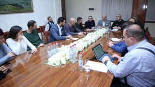 Head of IC Organizational-Analytical and Criminological General Department of Special Tasks Met Representatives of a Number of Business Companies (photos)