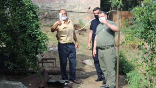 Председатель СК РА Гайк Григорян посетил Тавушскую область для организации следствия по уголовным делам, возбужденным по фактам нарушения ВС Азербайджана режима прекращения огня, и для руководства осмотрами мест происшествия (фото)