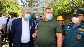 Collapse in Multi-Apartment Building Situated in Qanaqer-Zeytun Administrative District of Yerevan; under Leadership of Chairman of RA Investigative Committee Investigatory Actions Conducted