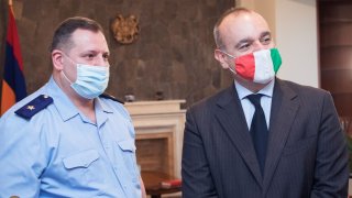 Председатель Следственного комитета РА принял Чрезвычайного и Полномочного посла Италии в РА (фотографии)