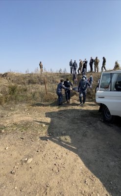Гражданское лицо, выданное армянской стороне, было признано потерпевшим и допрошено