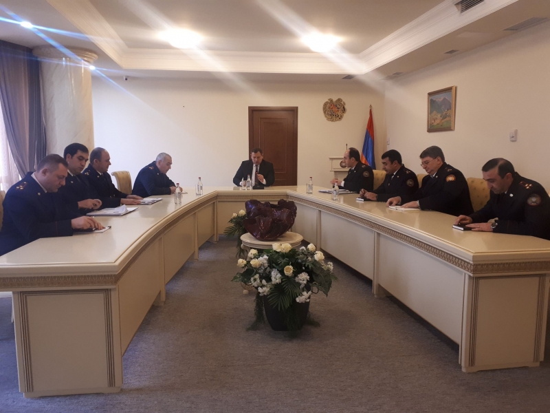 Chairman of RA Investigative Committee Hayk Grigoryan Held Consultation on Issues on Fight against Criminal Subculture