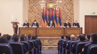 Քննչական կոմիտեի նախագահ Հայկ Գրիգորյանն  անձնակազմին է ներկայացրել նորանշանակ տեղակալ Արգիշտի Քյարամյանին  (լուսանկարներ)